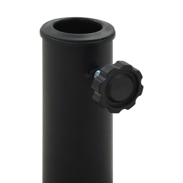 vidaXL parasolfod firkantet polyresin 8 kg sort -  Parasolfødder
