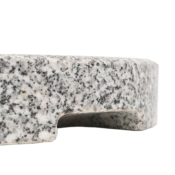 vidaXL Parasollfot granit rund 20 kg -  Parasollfötter