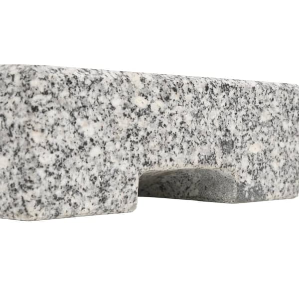 vidaXL Aurinkovarjon Alusta Graniitti Suorakaide 25 kg -  Päivänvarjojalustat