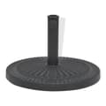 Miniatyrbillede 3 af 8: vidaXL parasolfod resin rund sort 14 kg -  Parasolfødder