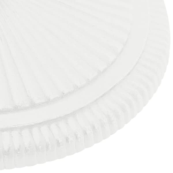 vidaXL parasolfod 45x45x30 cm støbejern hvid - Parasolfødder