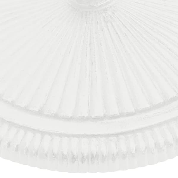 vidaXL parasolfod 45x45x30 cm støbejern hvid - Parasolfødder