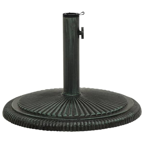 vidaXL Parasollfot grön 45x45x30 cm gjutjärn -  Parasollfötter