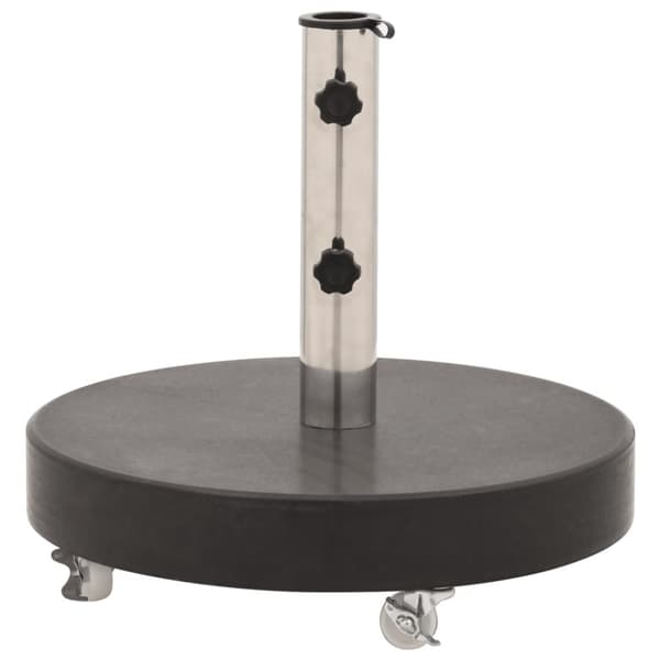 The Living Store parasolfod granit 30 kg rund sort - Parasolfødder