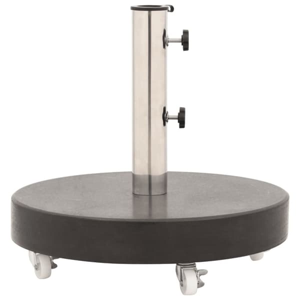 The Living Store parasolfod granit 30 kg rund sort - Parasolfødder