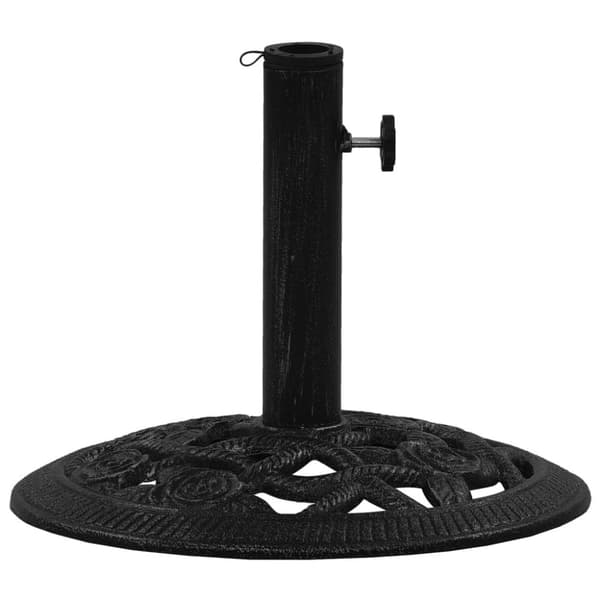The Living Store parasolfod 40x40x32 cm støbejern sort -  Parasolfødder
