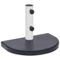 Miniatyrbillede 5 af 8: The Living Store parasolfod 40x28x4 cm granit sort -  Parasolfødder