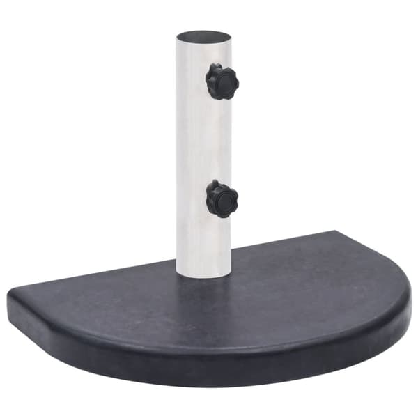 The Living Store parasolfod 40x28x4 cm granit sort -  Parasolfødder