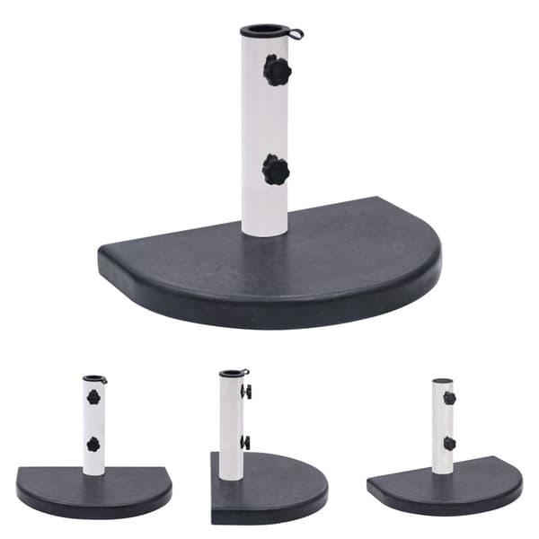 The Living Store Parasollfot svart 40x28x4 cm granit -  Parasollfötter