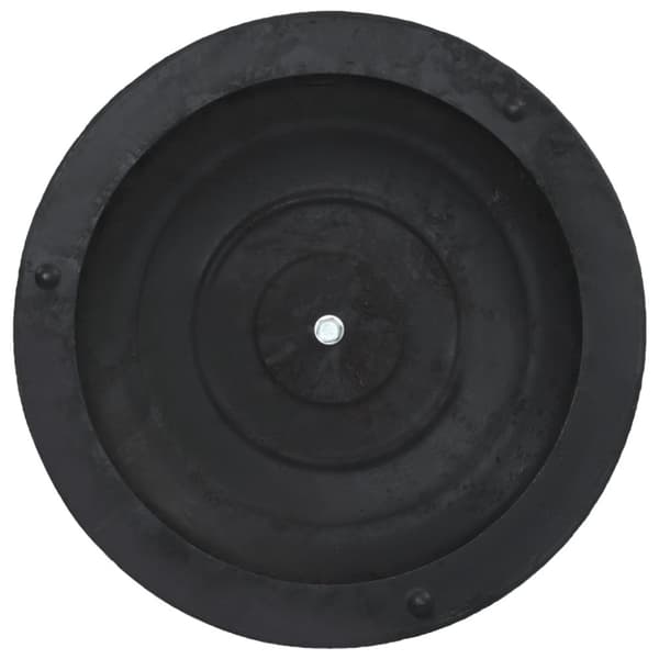 The Living Store Parasollfot rund polyresin 10 kg svart -  Parasollfötter