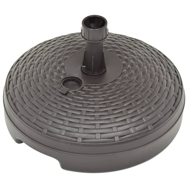The Living Store Parasollfot sand/vattenfylld 20 L brun plastrotting -  Parasollfötter