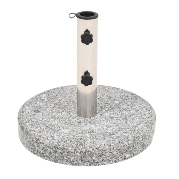 The Living Store Aurinkovarjon Alusta Graniitti Pyöreä 22 kg -  Päivänvarjojalustat