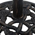 Miniatyrbillede 7 af 9: The Living Store parasolfod 9 kg 40 cm støbejern sort og bronze -  Parasolfødder
