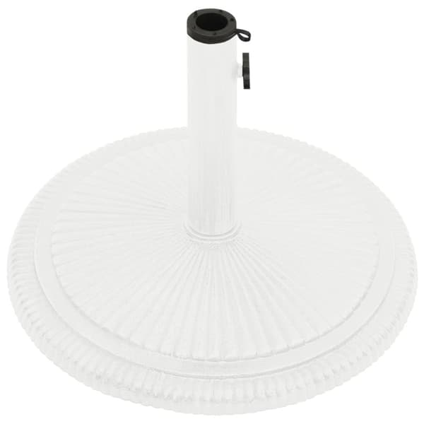 The Living Store parasolfod 45x45x30 cm støbejern hvid -  Parasolfødder