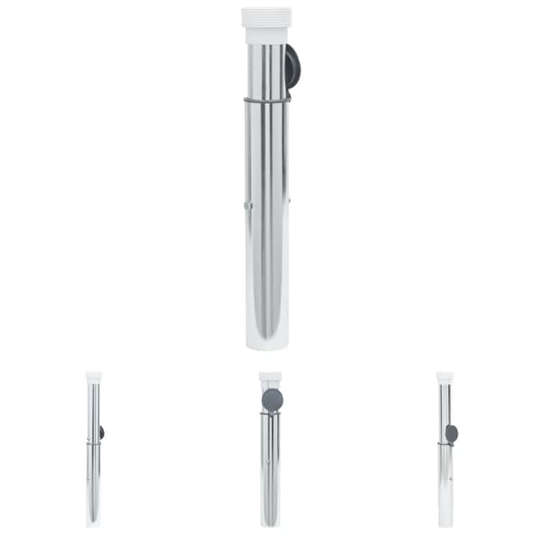 The Living Store Markfäst parasollbas för 40-50 mm stång silver aluminium -  Parasollfötter
