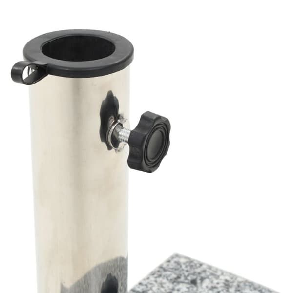 Parasolfødder - Living parasolfod granit 10 kg buet grå