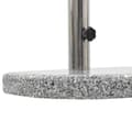 Miniatyrbillede 5 af 7: Parasolfødder - Living parasolfod granit 10 kg buet grå