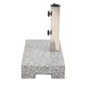Miniatyrbillede 3 af 9: Parasolfødder - Living parasolfod granit rektangulær 25 kg