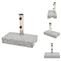 Miniatyrbillede 1 af 9: Parasolfødder - Living parasolfod granit rektangulær 25 kg