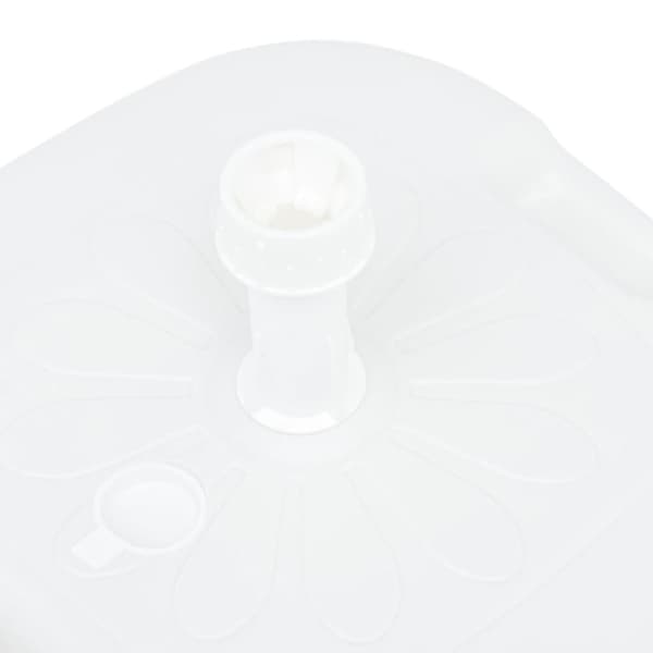 Parasollfot sand/vattenfylld 16 L vit plast - Parasollfot - Parasollfötter - Home & Living