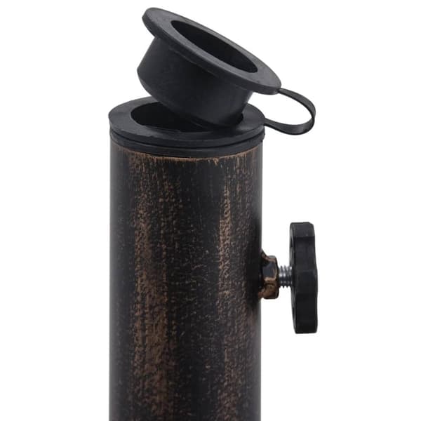 Parasolfod 12 kg 48 cm støbejern bronzefarvet - Parasolfod - Parasolfødder - Home & Living