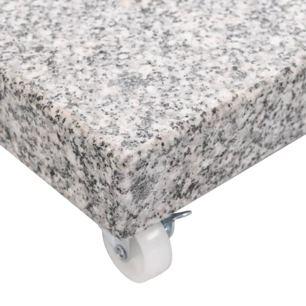 Parasollfot granit 30 kg fyrkantig grå - Parasollbas - Parasollbaser - Home & Living
