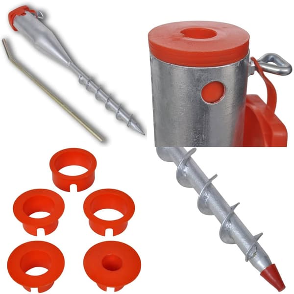 Parasollfot 55 cm galvaniserat stål - Parasollfot - Parasollfötter - Home & Living