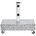 Miniatyrbillede 3 af 8: Parasolfod 45x25x8,3 cm granit lysegrå - Parasolfod - Parasolfødder - Home & Living