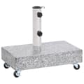 Miniatyrbillede 2 af 8: Parasolfod 45x25x8,3 cm granit lysegrå - Parasolfod - Parasolfødder - Home & Living