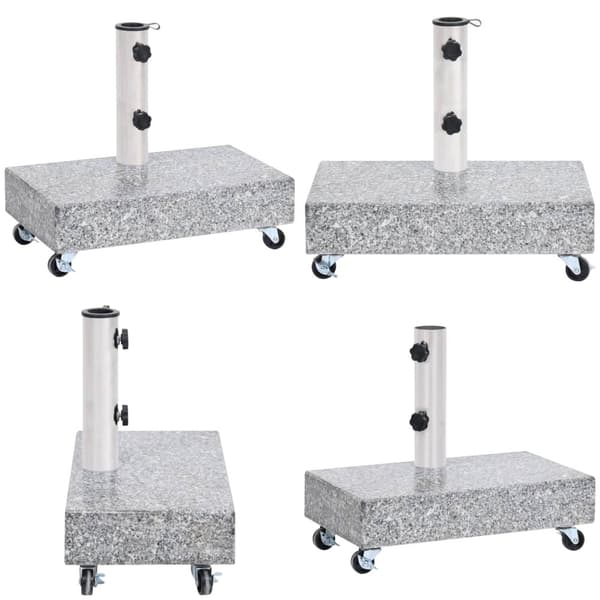 Parasolfod 45x25x8,3 cm granit lysegrå - Parasolfod - Parasolfødder - Home & Living