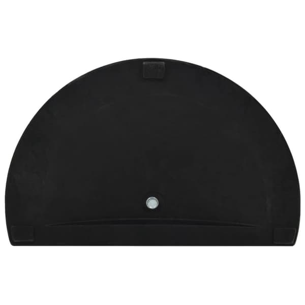 Parasollfot halvrund polyresin 9 kg svart - Parasollbas - Parasollbaser - Home & Living