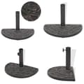 Miniatyrbillede 1 af 9: Parasolfod resin halv rund bronzefarvet 9 kg - Parasolfod - Parasolfødder - Home & Living
