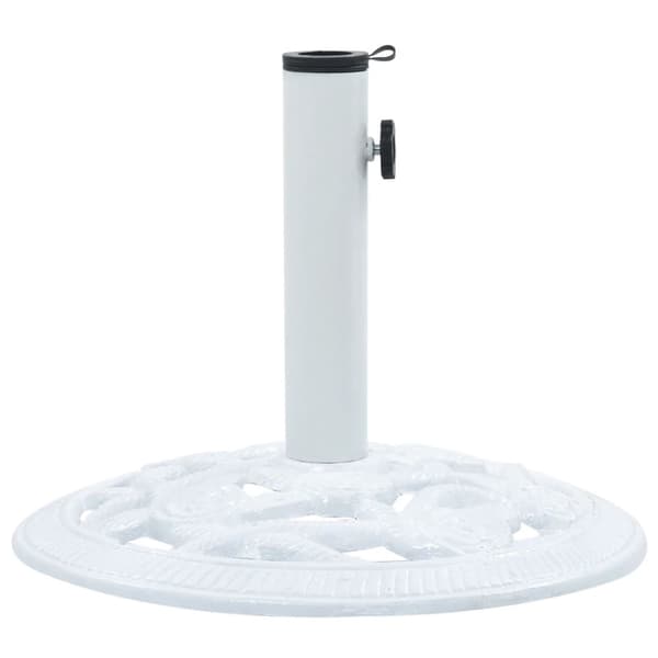 Päivänvarjon alusta valkoinen 9 kg 40 cm valurauta - Varjoteline - Varjotelineet - Home & Living