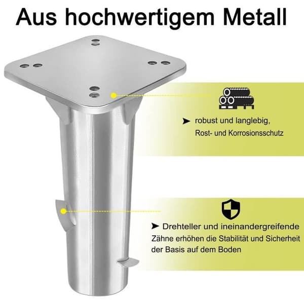 Universal Parasoll Base, Universal Metal Parasol Stand Base