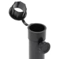 Miniatyrbillede 5 af 7: parasolholder til Ø38/48 mm stang stål matsort
