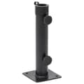 Miniatyrbillede 1 af 7: parasolholder til Ø38/48 mm stang stål matsort