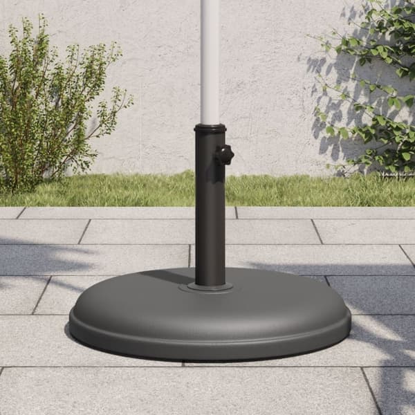 vidaXL Parasollfot for Ø32/35/38 mm stenger 15 kg rund