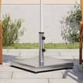 Miniatyrbilde 3 av 10: vidaXL Parasollfot for Ø32/38/48 mm stenger 28 kg firkantet