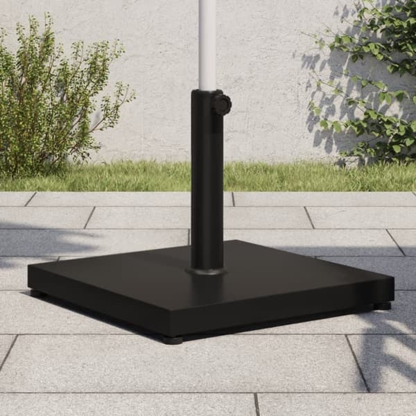 vidaXL Parasollfot for Ø32/38/48 mm stenger 18 kg firkantet