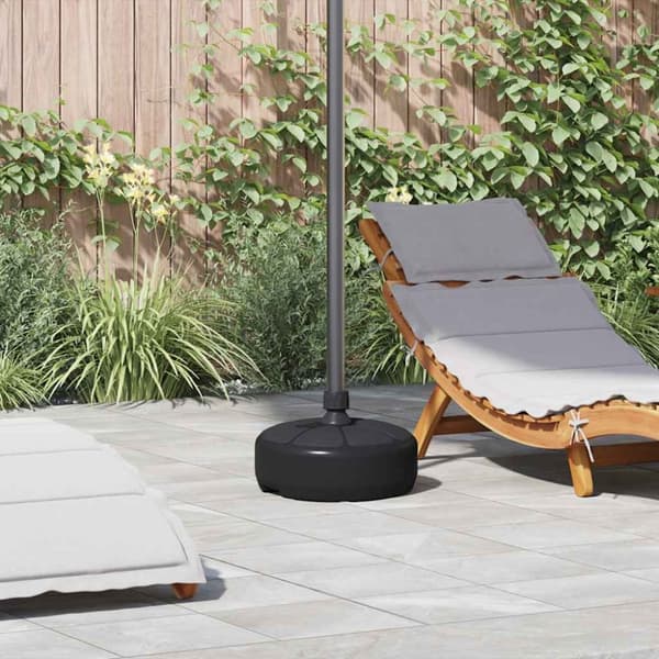 Parasollfot sand/vattenfylld 15 L svart