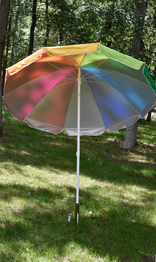 VÄRIKÄYTTÖ puutarha aurinkovarjo parvekkeelle, 220 cm