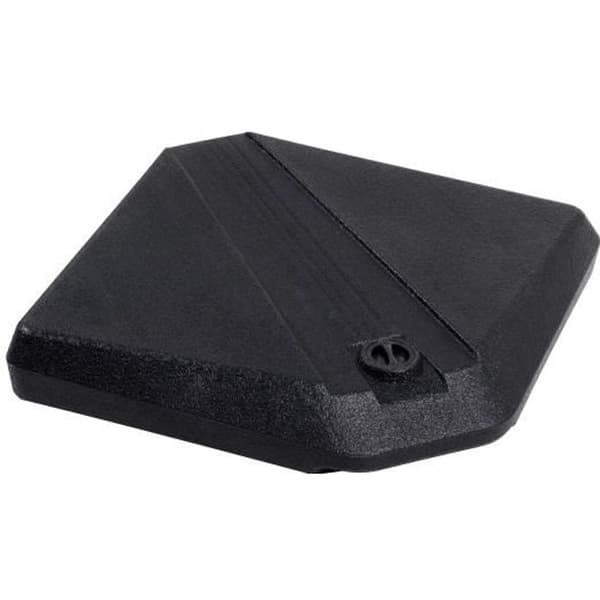 Ballast att fylla för offset mast - EDA PLASTIQUE - Mörkgrå - 49x49x8,7cm - Plast