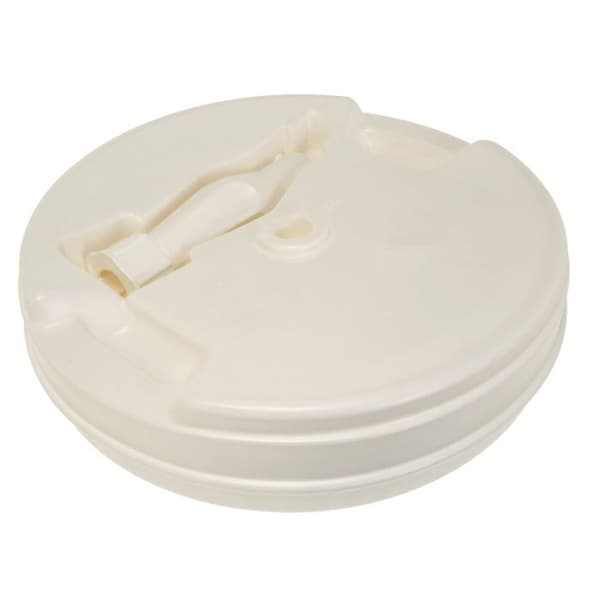 Parasollbas - EDA - Diam. 43 cm - Vit - Robust polyeten