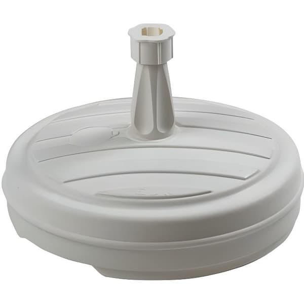Parasollbas - EDA - Diam. 43 cm - Vit - Robust polyeten