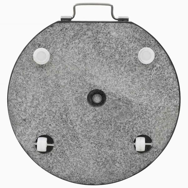 Parasollfot granit rund 28,5 kg svart