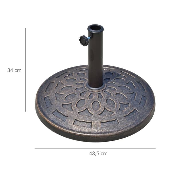 Paraplystativ, Ø48.5xH34 cm, Bronze