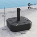 Miniatyrbillede 3 af 9: Paraplyholder, 45x45x25 cm, Sort