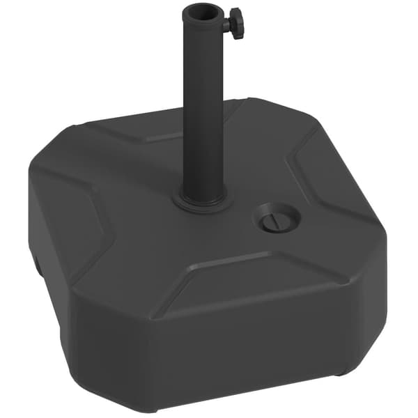 Paraplyholder, 45x45x25 cm, Sort