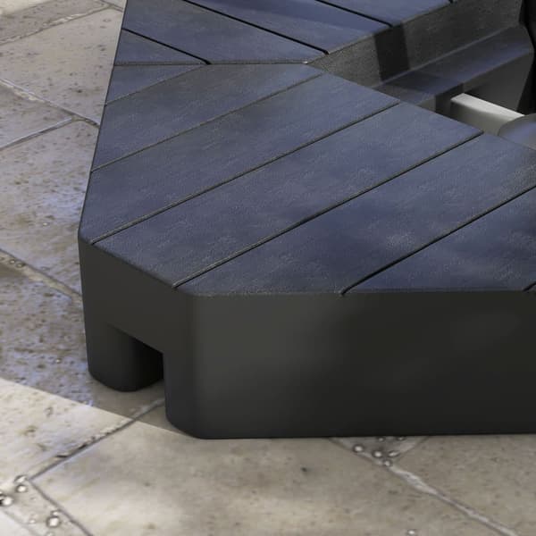 Paraplyholder, 80x80x13 cm, Sort