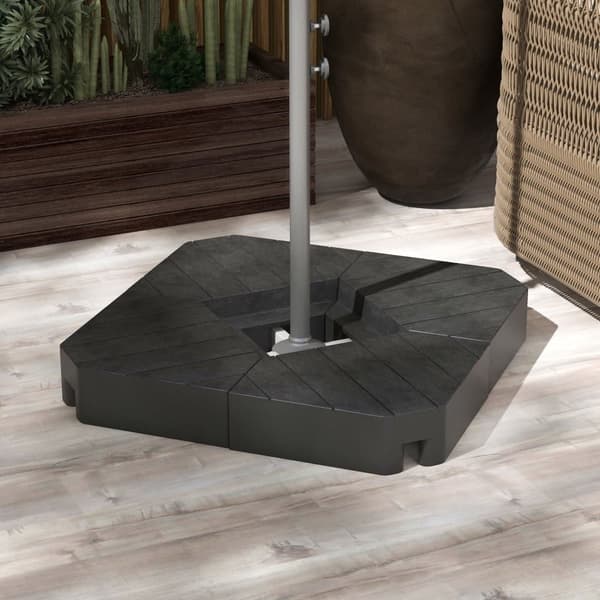 Paraplyholder, 80x80x13 cm, Sort